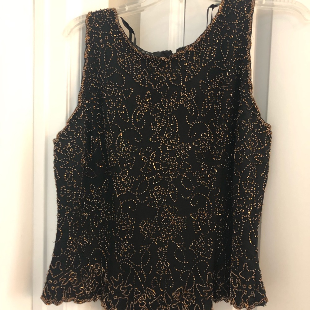 Ladies XL Beaded Top - Worn once